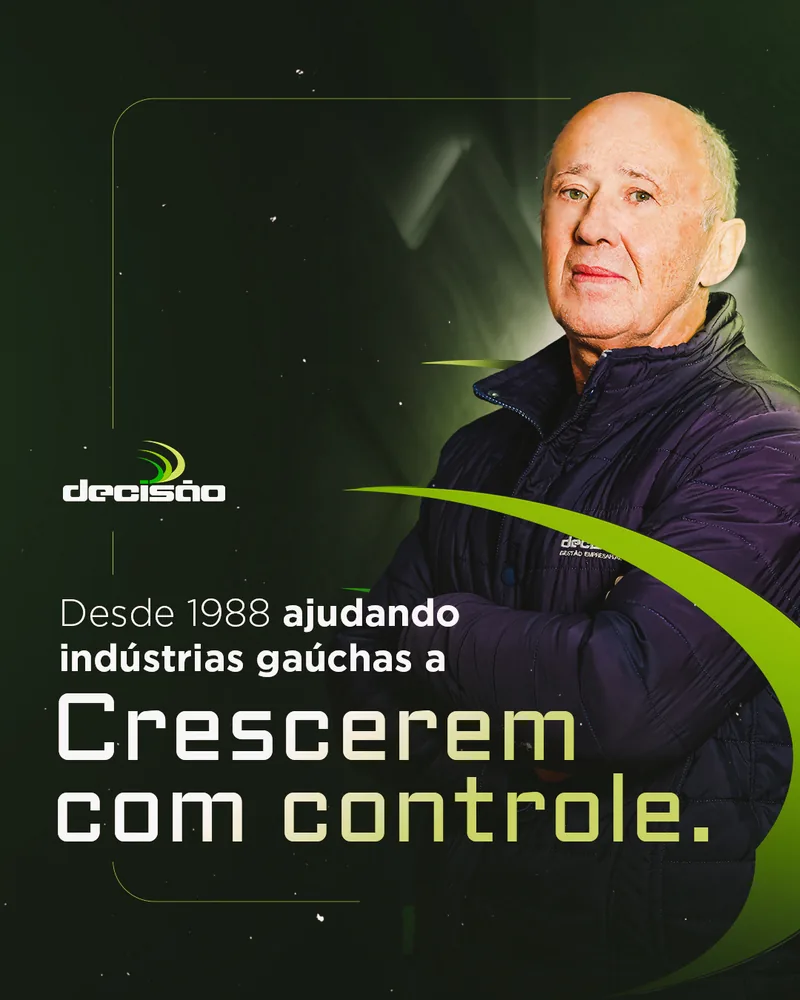 Desde 1988 ajudando indústrias gaúchas a crescerem com controle